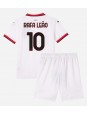 AC Milan Rafael Leao #10 Bortedraktsett Barn 2024-25 Korte ermer (+ bukser)